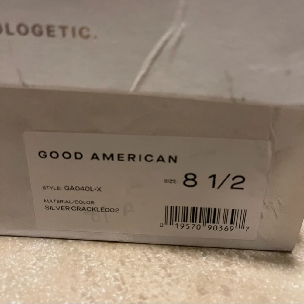 Good American Emma Crackle Over The Knee Boots